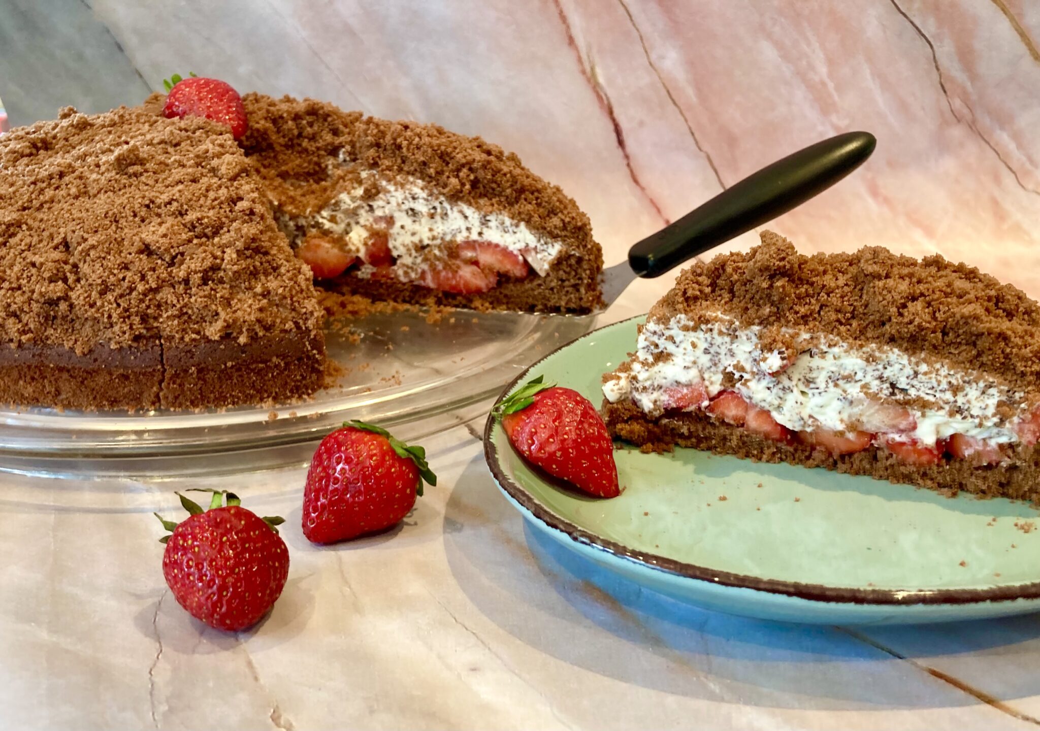 Maulwurftorte mit Erdbeeren – hobbyraum-kueche.de