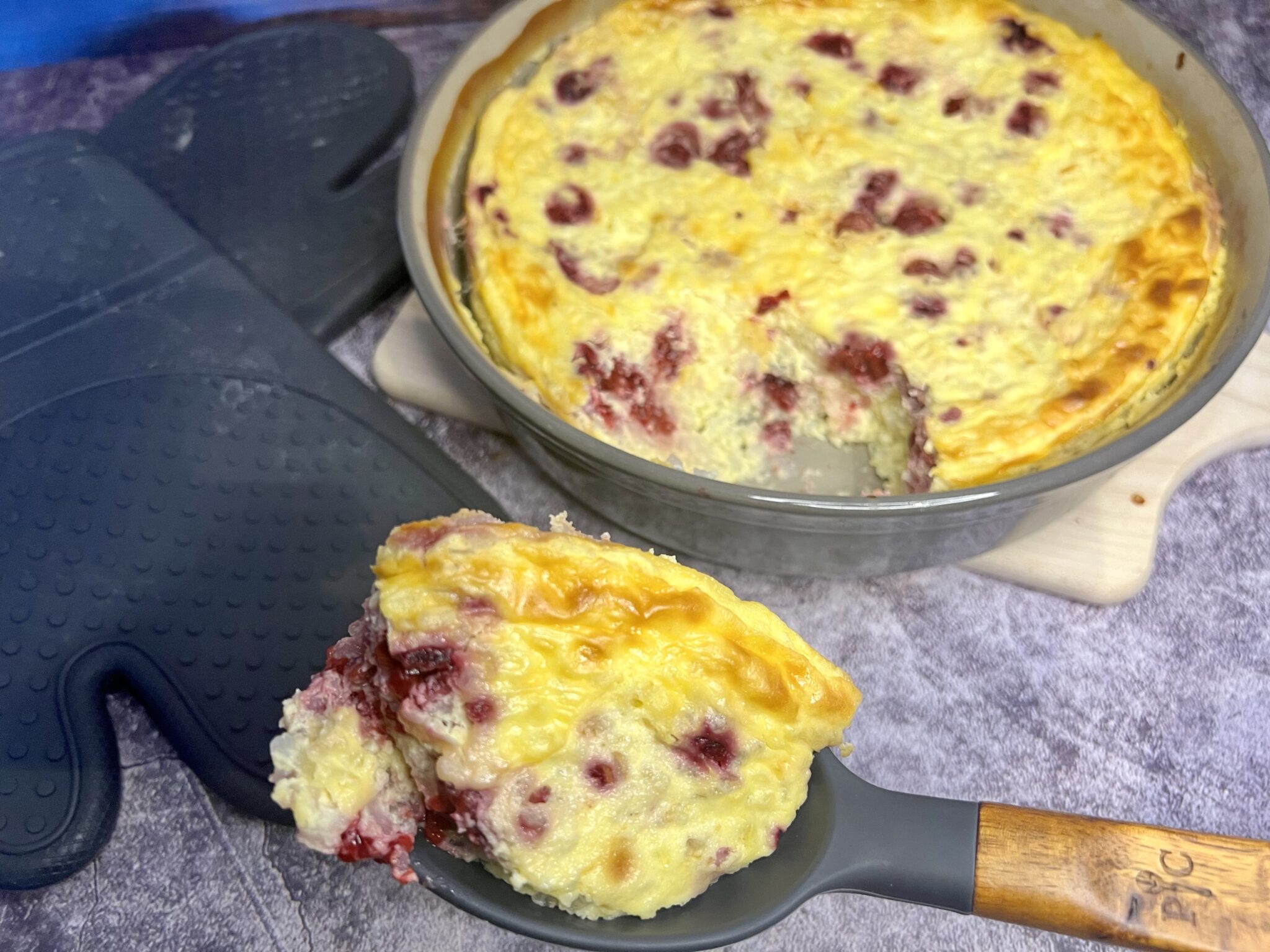 Milchreisauflauf mit Himbeeren – hobbyraum-kueche.de